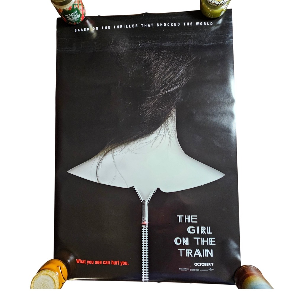 The Girl on the Train 2016 Original Advance Movie Poster 27x40 Emily Blunt D/S‎